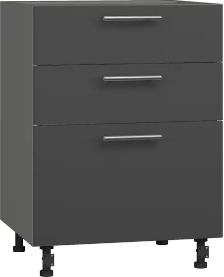 BlanKit D60.s3 Graphite+Graphite.M702 Skapis