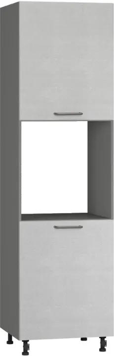 BlanKit D60C.h214.2D Graphite+Concrete cream.353 U4 Skapis