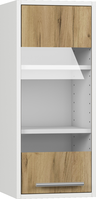 Кухонный шкаф модульной системы BlanKit G30W White+Oak Kraft Gold К003