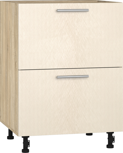 Кухонный шкаф модульной системы BlanKit D60.s2 Sonoma+BrushCreamy.M273