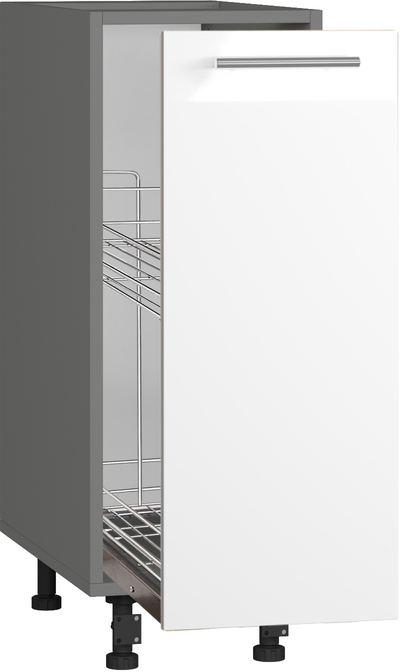 Кухонный шкаф модульной системы BlanKit D30C Graphite+White.G382