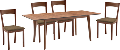Стол обеденный со стульями Lavender 6810BBH/ 4 Loreto 2491YBH