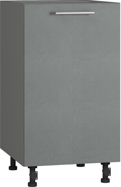 Skapis BlanKit D45 Graphite+Concrete gray.352