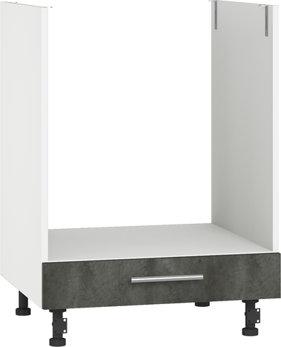 Кухонный шкаф модульной системы BlanKit D60C White+CementDark.M361