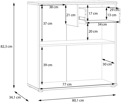 Комод Ganymede GNMK222L