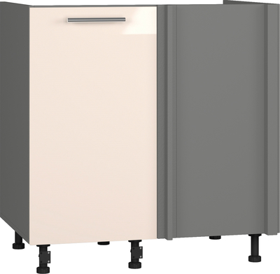 Кухонный шкаф модульной системы BlanKit D80NK Graphite+Beige.G406
