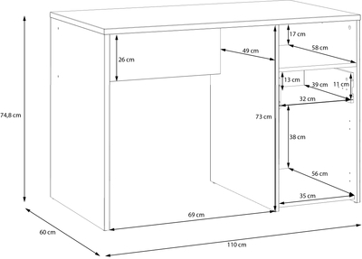 Rakstāmgalds / datorgalds Culgoa CUGB111