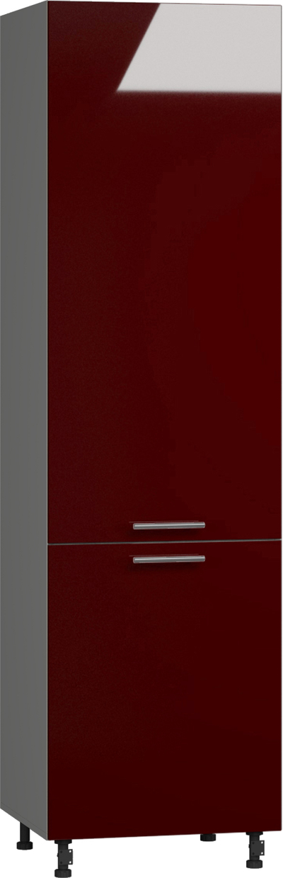 Кухонный шкаф модульной системы BlanKit D60L.h214 Graphite+Bordo.G410