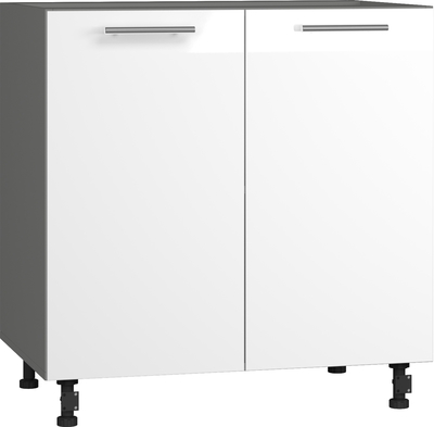Кухонный шкаф модульной системы BlanKit D80 Graphite+White.G382