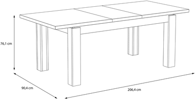 Стол обеденный Trondheim ALCT44