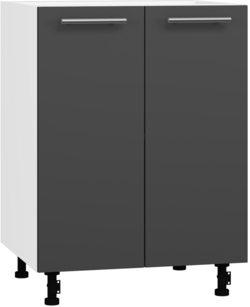 Кухонный шкаф модульной системы BlanKit D60 White+Graphite.M702
