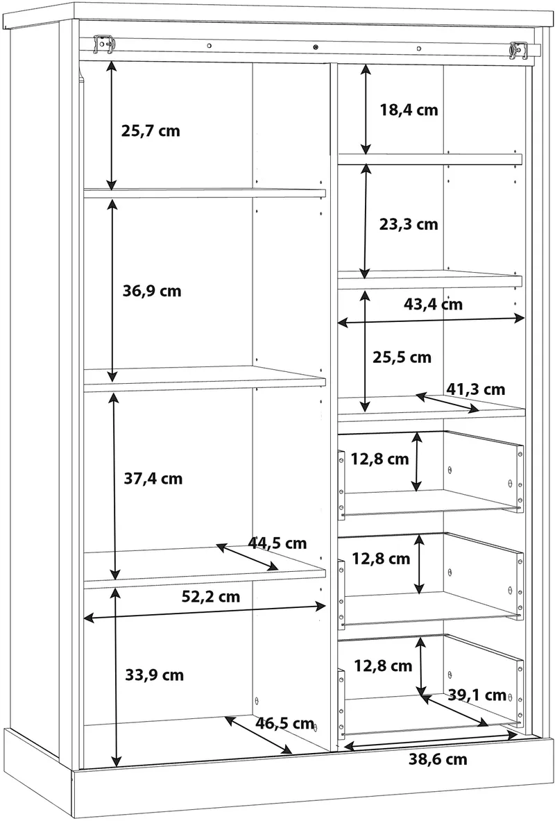 Plaukts / skapis Kaszimiro KZMR621LB