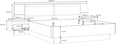 Кровать Panoptik PNPL3181B