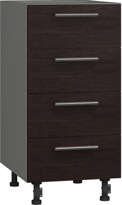 Кухонный шкаф модульной системы BlanKit D40.s4 Graphite+Tik.279