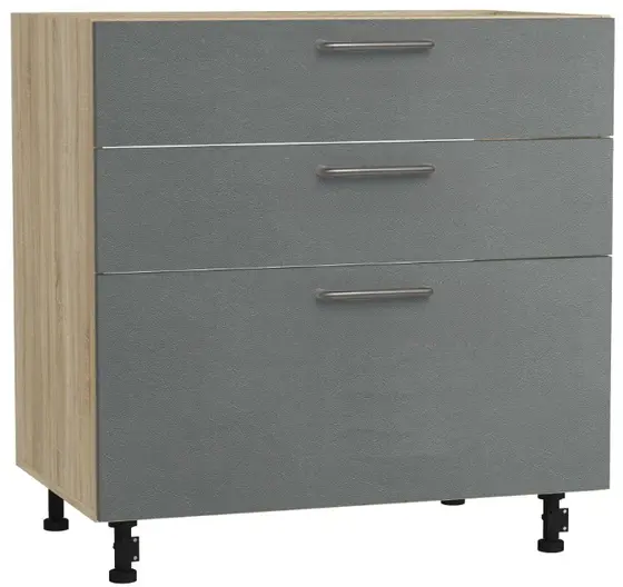 BlanKit D80.s3 Sonoma+Concrete gray.352 U4 Skapis