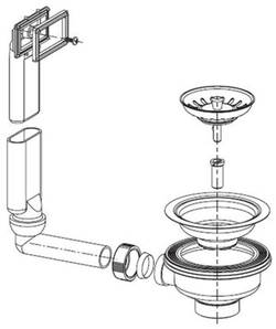 FRANKE Valve 1120006351 Sifon