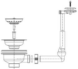 FRANKE Valve 1120006332 Sifon