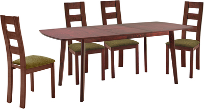 Стол обеденный со стульями Loreto 6822BBH/ 4 Lorena 2445