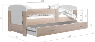 Кровать Filip 160x80 SZ