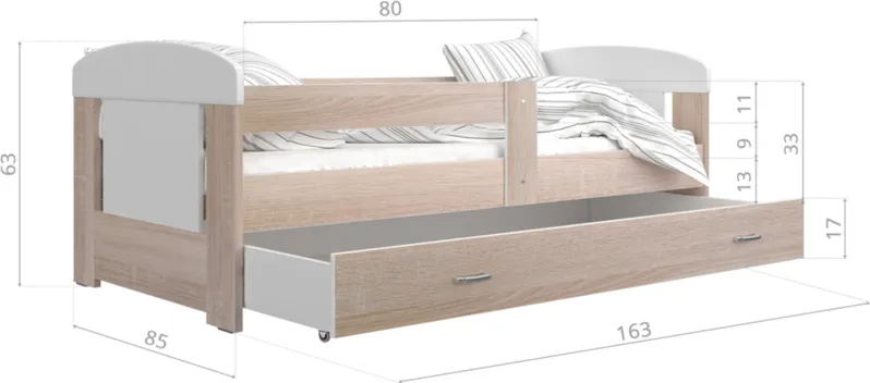 Voodi Filip 160x80 SZ