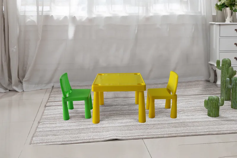 Детский стол + кресло Funny Square 1+2 27101TS/27101-YG