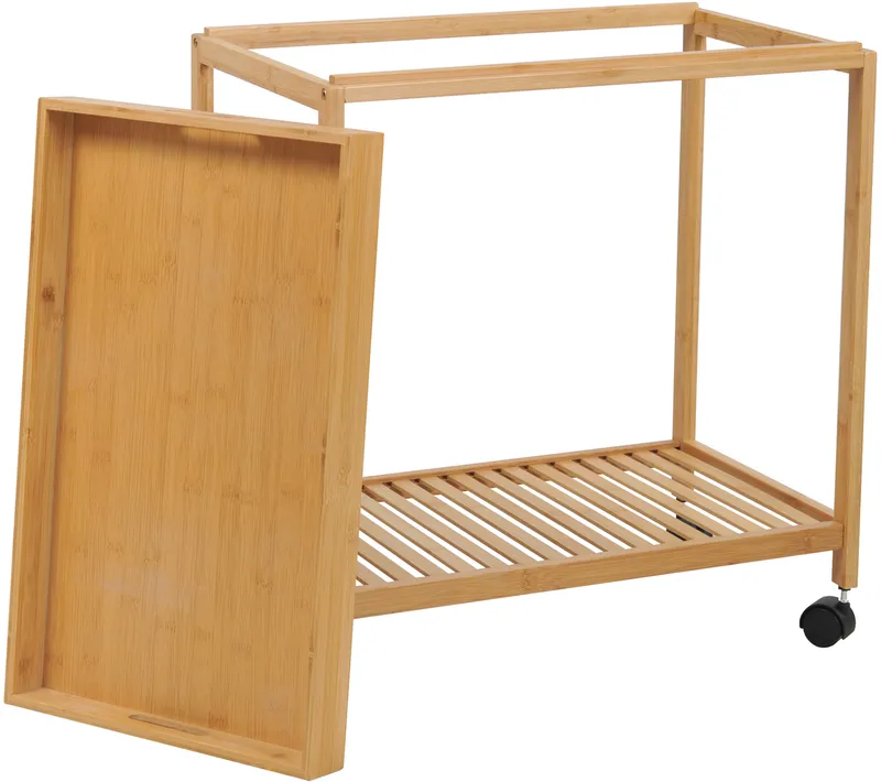 Servējamie ratiņi Bamboo 89708D