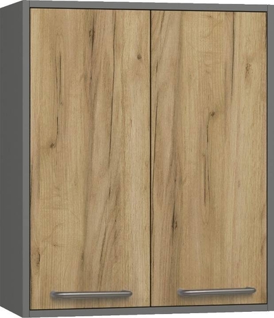 Köögikapp BlanKit G60.D Graphite+Oak Kraft Gold К003 U4