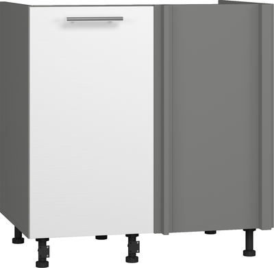 Кухонный шкаф модульной системы BlanKit D80NK Graphite+OakWhite.266