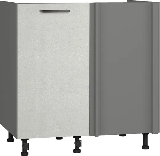 BlanKit D80NK Graphite+Concrete cream.353 U4 Skapis