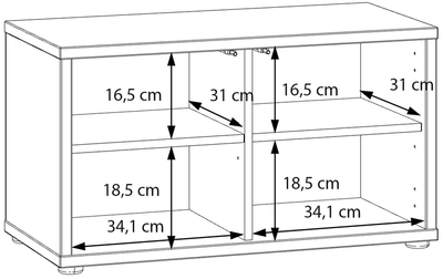 Jalatsikapp-riiul Alice Springs ACSD021