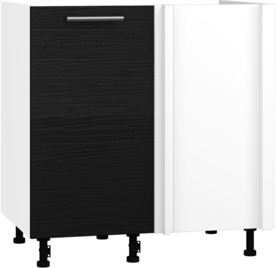 Кухонный шкаф модульной системы BlanKit D80NK White+OakBlack.381