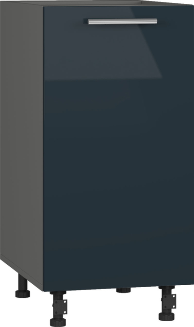 Кухонный шкаф модульной системы BlanKit D40 Graphite+Storm.G293