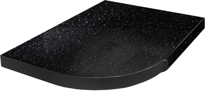 Tööpinnad / ühendused / profiilid Black Andromeda K218 1000x600x38mm GG