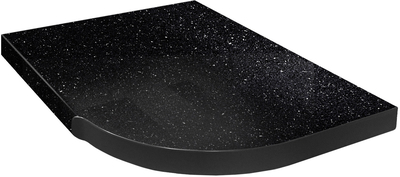 Столешница / соеденения / профиль Black Andromeda K218 1000x600x38mm GG