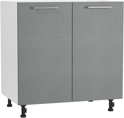 Кухонный шкаф модульной системы BlanKit D80 White+Concrete gray.352