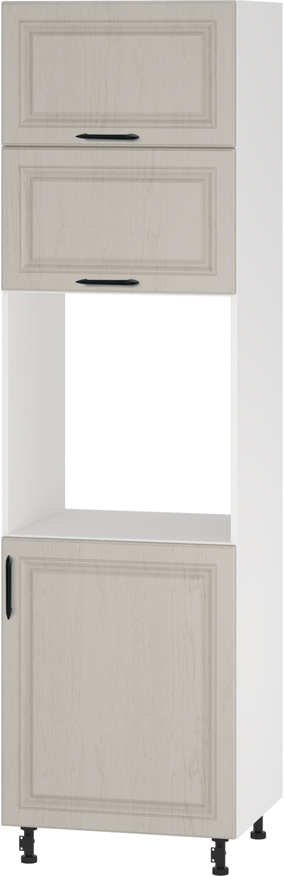 Skapis BlanKit D60C.h214 White+GreyLight.F338 M