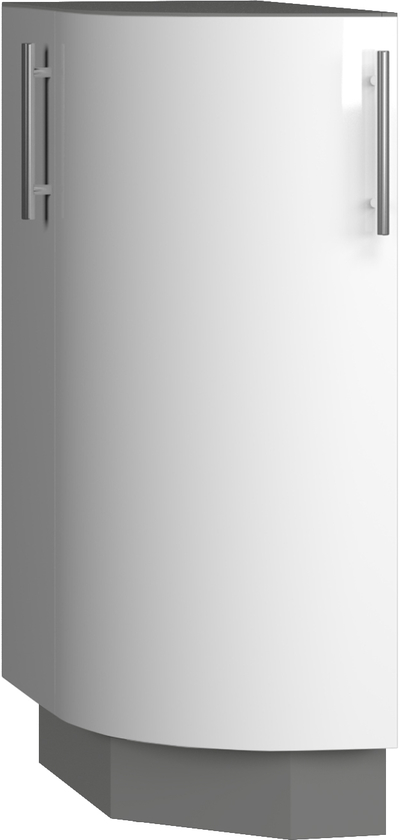 Кухонный шкаф модульной системы BlanKit D30R Graphite+White.G382
