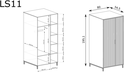 Kapp riidepuu toruga Linkastyle LS-11