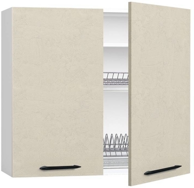 Skapis BlanKit G80.D White+CementAlmonds.M283 M