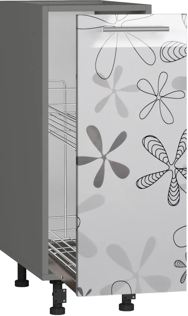 BlanKit D30C Graphite+Flower.G432 Skapis