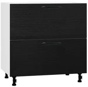 BlanKit D80.Ts2 White+OakBlack.381 M