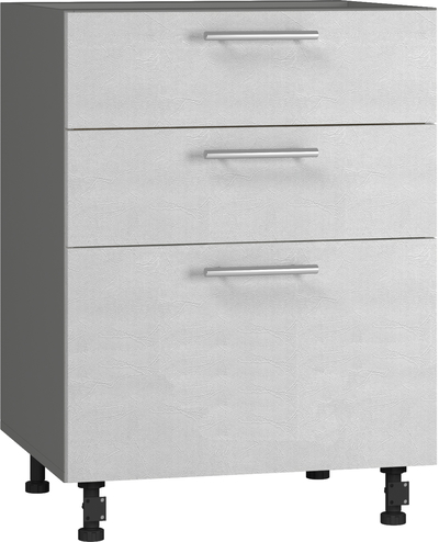 Кухонный шкаф модульной системы BlanKit D60.s3 Graphite+Concrete cream.353