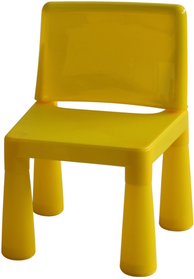 Bērnu krēsls Funny Square 27101 Yellow