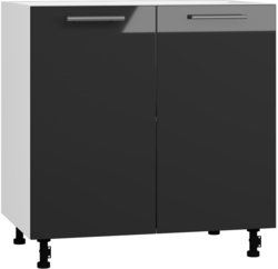 Кухонный шкаф модульной системы BlanKit D80 White+Graphite.G399