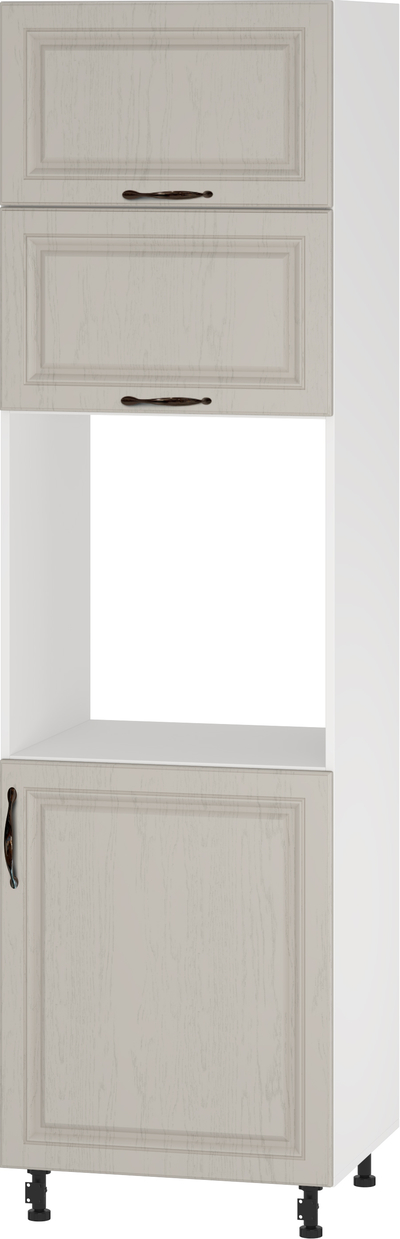 Skapis BlanKit D60C.h214 White+GreyLight.F338 M2