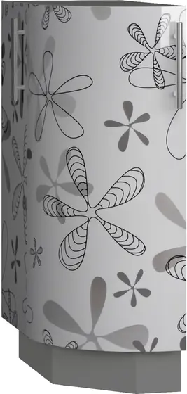 BlanKit D30R Graphite+Flower.G432 Skapis