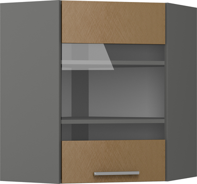 Кухонный шкаф модульной системы BlanKit G60NW Graphite+BrushCaramel.M378