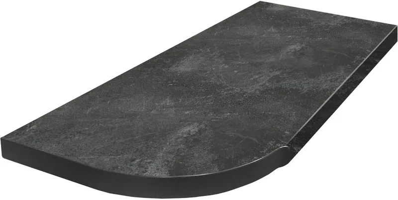 Black Concrete K205 2245x600x38mm RS A