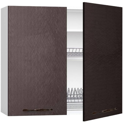 Skapis BlanKit G80.D White+BrushBronze.M369 M2