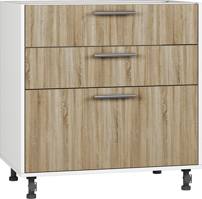 Кухонный шкаф модульной системы BlanKit D80.Ts3 White+Sonoma.3025
